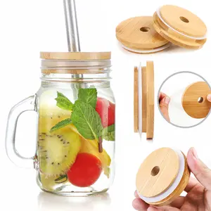 Canning Jars Fits Models Jar Lids with Silicone Sealing Rings Glass Storage Lids