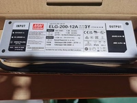 MEAN WELL ELG-300-12A 224.4W/264W 12V 22A IP67 Driver LED à Tension et Courant Constant pour Éclairage Public et d'Entrepôt