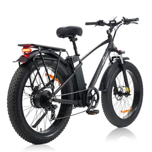 EU Warehouse Free Shipping Phnholun P26 Pro Fat Tire Long Range Electric Bike 1500W 48V 23AH For Adults