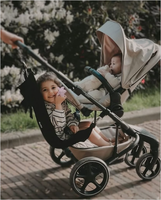 Hamac de poussette OEM noir intelligent, siège supplémentaire pour deuxième enfant, multifonctionnel, pliable, léger, accessoire de siège auto