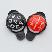 Kit d'outils de marquage de lignes pour balles de golf avec 36 motifs et stylo pour l'alignement du putting - Rouge/Noir, Pack 1+6, Accessoires de golf