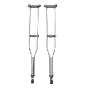 Medical Supplies Adjustable Aluminum axillary Crutches Underarm Crutches for disabled/handicapped