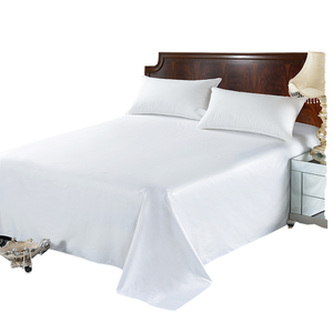<span class=keywords><strong>Drap</strong></span> <span class=keywords><strong>plat</strong></span> de qualité hôtelière en <span class=keywords><strong>percale</strong></span> 100 % coton 200 fils, style uni, pour usage hospitalier en Chine, vente en gros - Product Image 1