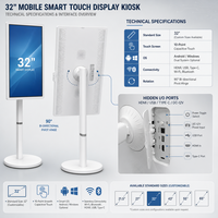 Layar Sentuh Digital Android Interaktif dengan Panel IPS, Refresh Rate 144Hz, Konektivitas IoT