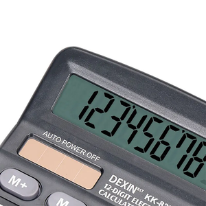 <span class=keywords><strong>Calculatrice</strong></span> de bureau solaire personnalisée avec logo, cadeaux promotionnels et d'affaires, 12 chiffres, double alimentation, grand écran LCD - Product Image 3