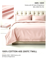 Ensemble de draps en coton uni, linge de lit en coton de couleur unie, linge de lit 100% coton, ensemble de housse de couette en coton personnalisable