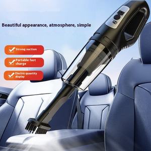 ハイパワーミニハンドヘルドカー掃除機ホワイトLEDライトポータブルUSB充電モダンデザイン工場卸売 - Product Image 2