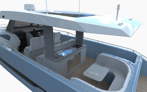 Kinocean Yacht di Lusso 46 Piedi in Alluminio, <span class=keywords><strong>Barca</strong></span> da Carico in Vetrina con Letto Matrimoniale a Prua - Product Image 5
