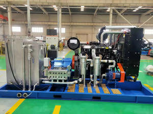 Nueva Hidrolavadora Industrial de Alta Presión XZY, Motor Eléctrico de 132kw, 1400bar, Limpieza con Agua Fría, Bomba Triplex de 50-110 L/min - Product Image 3