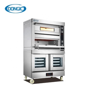 Chuyên Nghiệp Hiệu Quả Thương Mại Bánh Máy Kết Hợp Bánh Mì Nướng Bánh Bánh Pizza Điện Đối Lưu Nướng Lò Với Proofer - Product Image 3