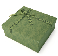 Boîte-cadeau de luxe avec logo personnalisé boîtes rigides de laminage mat de gaufrage durable finition brillante pour bougie de vêtement pour commande en gros