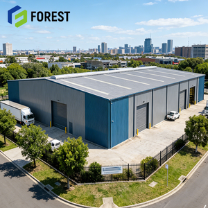 ศูนย์กระจายสินค้าขั้นสูงพร้อมคุณสมบัติอาคารสูง โครงสร้างเหล็ก โกดังพัฒนาพื้นที่โลจิสติกส์ - Product Image 1