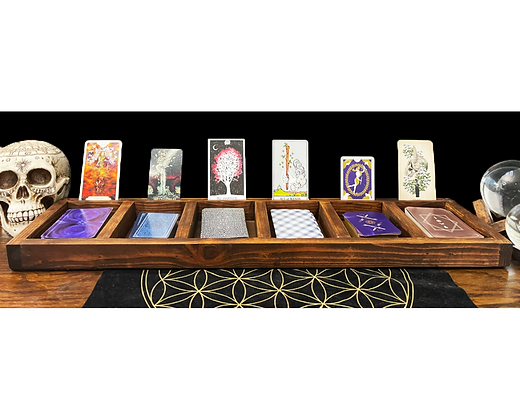 Support pour cartes de tarot, porte-cartes d'oracle, table d'autel de méditation, décoration mandala, cadeaux métaphysiques Support pour cartes de tarot, porte-cartes d'oracle, table d'autel de méditation, décoration mandala, cadeaux métaphysiques