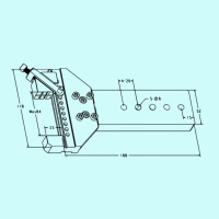 Étau de serrage pour fil EDM 3A-200009 pour machine Agie Charmille, fonctionnement manuel, serrage rapide