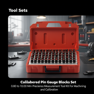 Jeu de blocs de calibrage de précision de 0,80 à 10,00 mm, kit d'outils de mesure de précision pour l'usinage et le calibrage - Product Image 3