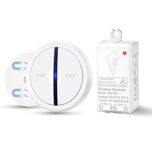 Kit de Interruptor de Luz Inalámbrico con Alcance de 600 Pies, Lámpara de Techo LED con Control Remoto, No Requiere Hub, Corriente Máxima de 10A, Material de PC, Aplicación EWeLink - Product Image 1