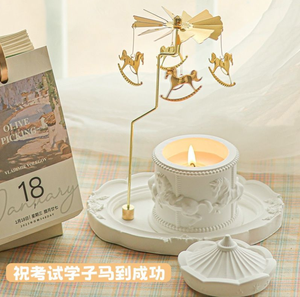 <b>Carousel</b> bedroom scented <b>candle</b> long-lasting fragrance revolving lantern luxury birthday fragrance gift set for girls - Product Image 6
