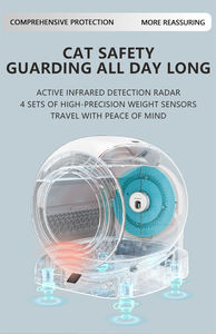 Litière automatique pour chat à nettoyage automatique, <span class=keywords><strong>prix</strong></span> d'usine, contrôle silencieux, grande taille, toilette automatique pour chat - Product Image 4