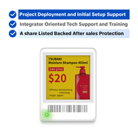 Etiqueta Electrónica de Precio Minew MTag15Q con Tinta Electrónica, 1.54 Pulgadas, 4 Colores, ESL, para Tiendas Minoristas