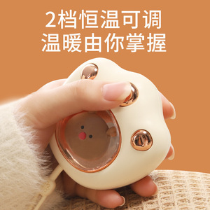 Calentador de Manos con Forma de Pata de Gato Zixi, Recargable, Diseño de Mascota Adorable, USB de Doble Cara, Portátil, a Prueba de Explosiones, Mini, Nuevo Estilo de Invierno - Product Image 4