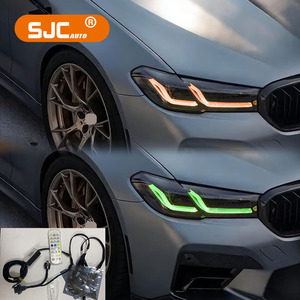 Control Remoto SJC + Control por Aplicación para <span class=keywords><strong>BMW</strong></span> Serie <span class=keywords><strong>5</strong></span> <span class=keywords><strong>F90</strong></span> G30 2021-2023, Módulos LED RGB DRL, Versión de Conexión Directa, Módulo RGB DRL - Product Image 1