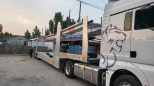 נגרר חצי-טריילר להובלת רכבים עם 2 סרנים, מתלים פנאומטיים, מאושר, מגולוון, נירוסטה - Product Image 4