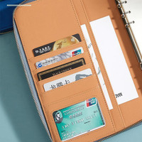 Portefeuille personnalisé en cuir PU, planificateur A5 pour agenda, portefeuille unisexe