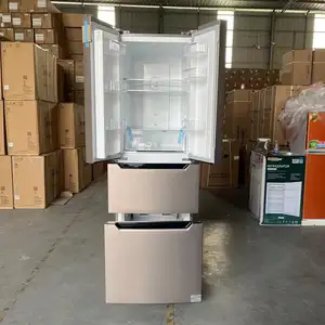 325l chất lượng hàng đầu Side-by-side làm mát bằng không khí và Energy-saving628l tủ lạnh với đôi cửa tủ lạnh cho nhà