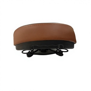 Selle large pour vélo électrique avec suspension à ressorts, en cuir PVC imperméable, coussin confortable pour vélo électrique, décor riveté, 30x21cm - Product Image 4