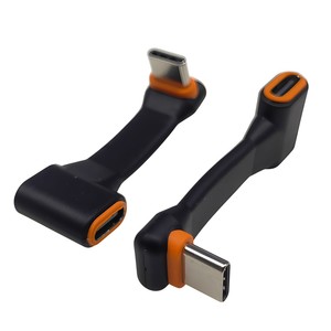 Adattatore Angolato Type-<span class=keywords><strong>C</strong></span> per Gaming e Ricarica, Design Non Ostruttivo; Connettore USB Type-<span class=keywords><strong>C</strong></span> Maschio-Femmina; Cavo a Forma di <span class=keywords><strong>L</strong></span>/<span class=keywords><strong>U</strong></span> - Product Image 3