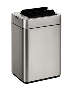 Poubelle intelligente grande capacité en acier inoxydable ABS, capteur de déchets automatique, poubelle électrique pour cuisine, salle de bain, salon - Product Image 1