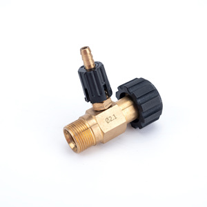 Conector de latón para lavadora a presión Mingou, válvula de presión ajustable para lavado de autos y desengrasado 8.081.021B - Product Image 2