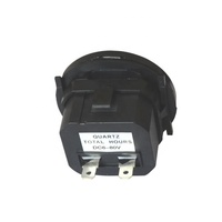Compteur d'heures numérique SH-1 pour engins de construction (chargeuses, excavatrices, bulldozers, chariots élévateurs) alimenté en courant alternatif/continu