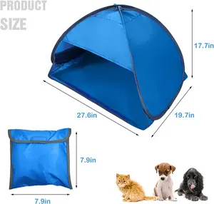 Mini Tienda <span class=keywords><strong>de</strong></span> Playa, <span class=keywords><strong>Refugio</strong></span> Solar - Apertura Automática, Portátil, Pequeña Tienda <span class=keywords><strong>de</strong></span> Playa Deportiva para Perros, Gatos y <span class=keywords><strong>Animales</strong></span> Pequeños - Product Image 2