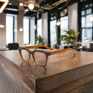 Visualmate Nhà Máy Tùy Chỉnh Kính Mắt Khung Tr90 Và <span class=keywords><strong>Acetate</strong></span> Chất Liệu Vuông Khung Kính Cho Phụ Nữ Và Nam Giới - Product Image 1