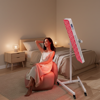 Appareil de thérapie infrarouge REDSKY 320 LED 660nm 850nm, panneau LED rouge pour le corps entier avec support chauffant, prise US