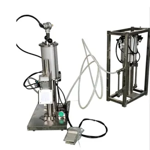 High efficiency manual crimping machine for aerosol cans gas filling machine aerosol