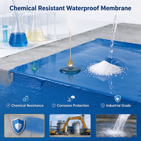 Revêtement imperméable en polyuréthane à base d'eau, peinture imperméable écologique résistante aux UV pour piscine