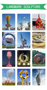 SENZHAO Custom stainless steel sculpture Outdoor park landmark art Large metal sculpture square Stainless steel outdoor decor - Product Image 6