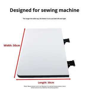 Zware Naaimachine Verlengtafel-1200X600Mm Opvouwbaar Plastic Bord Voor <span class=keywords><strong>Juki</strong></span>/Broer Industriële Machines, - Product Image 5
