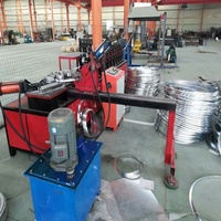 Machine de formage de brides en acier rond pour conduits d'air, destinée aux équipements de climatisation et de ventilation (CVC)