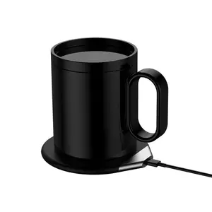 Creativity Ceramic Mug With Wireless Charger 55 Degrees Smart Coffee Mug Warmer Gift Set