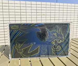 Étui de protection en acrylique Mega Charizard XUPC avec couvercle magnétique puissant N52 5mm + 8mm, emballé individuellement, flammes phantasmiques - Product Image 3