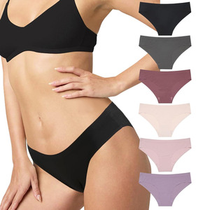 Biancheria intima senza cuciture per le donne mutandine Bikini non mostrano <span class=keywords><strong>slip</strong></span> sfacciati morbidi elasticizzati <span class=keywords><strong>invisibili</strong></span> Hipster - Product Image 4