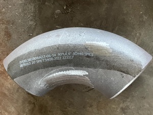 Трубопроводные фитинги из углеродистой стали ASTM A234 WPB: отводы, тройники, редукторы, приварные, черные, окрашенные, по стандарту ASME B16.9 SCH40 - Product Image 6