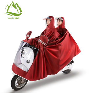Extérieur imperméable double manteau <span class=keywords><strong>de</strong></span> <span class=keywords><strong>pluie</strong></span> <span class=keywords><strong>de</strong></span> <span class=keywords><strong>moto</strong></span> Poncho Scooter imperméable <span class=keywords><strong>Cape</strong></span> pour les cyclistes - Product Image 2