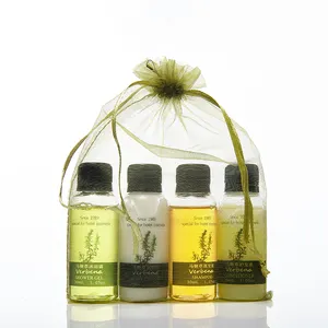 Custom Luxe 15Ml-300Ml Wegwerp Hotel Zeep Shampoo/Bad Gel/Conditioner/Body Lotion Voorzieningen toiletartikelen