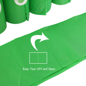 Certified ASTM D6400 Biodegradable Eco-Friendly Dog Poop <b>Bags</b> Original Scent Strong Large/Small Dogs (Green)-270 <b>Bags</b> 18 Rolls - Product Image 2