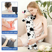 Bouteille d'eau chaude en caoutchouc naturel de 2L, modèle BS, avec housse en peluche motif vache des Highlands – Meilleures ventes en Chine
