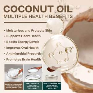 <span class=keywords><strong>Olio</strong></span> <span class=keywords><strong>di</strong></span> <span class=keywords><strong>Cocco</strong></span> 100% Puro Naturale <span class=keywords><strong>Biologico</strong></span> Vergine <span class=keywords><strong>Spremuto</strong></span> <span class=keywords><strong>a</strong></span> <span class=keywords><strong>Freddo</strong></span> Non Raffinato in Confezione Grande - Product Image 2